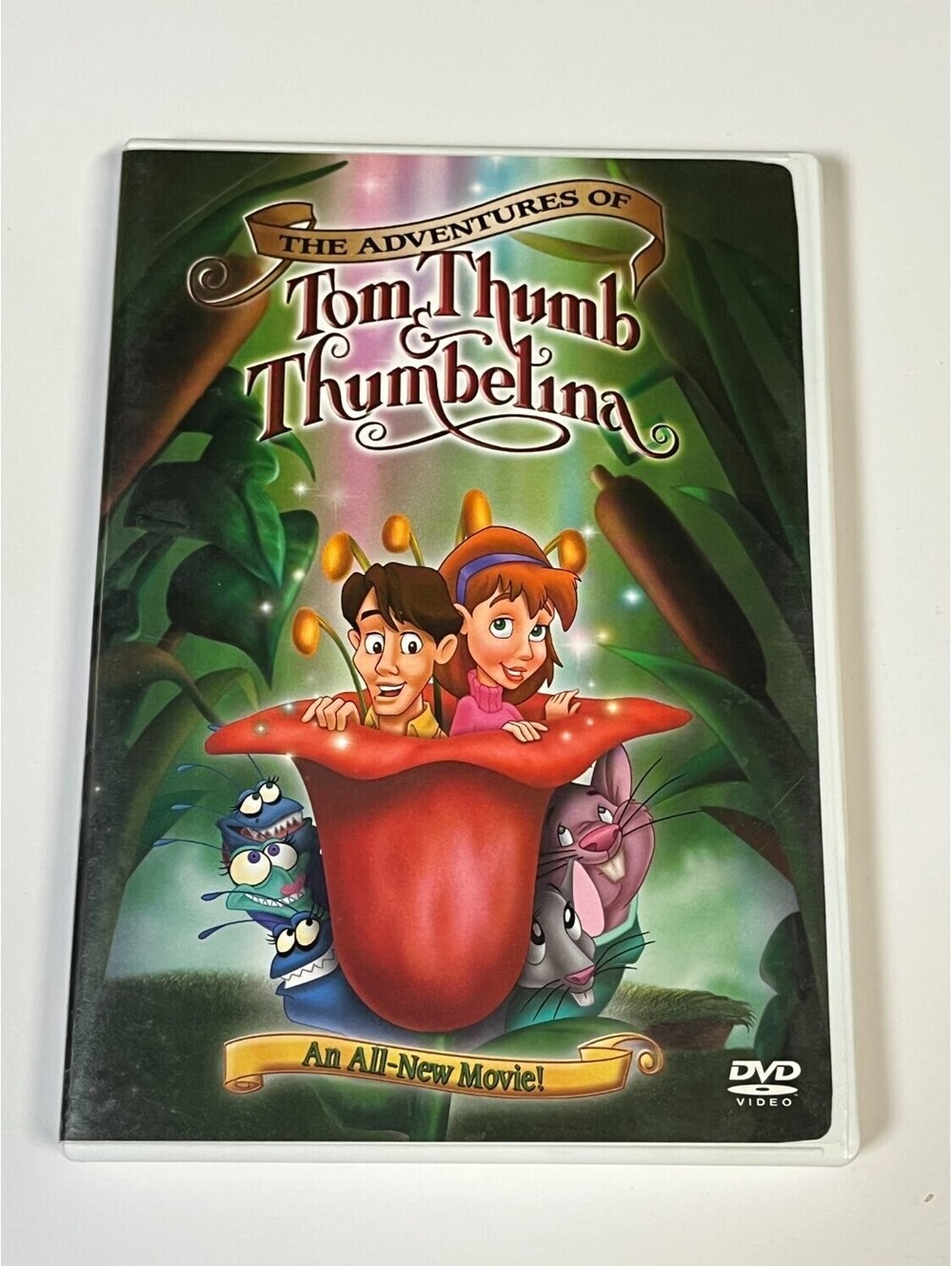 The Adventures of Tom Thumb & Thumbelina DVD Elijah Wood 2002 Children's